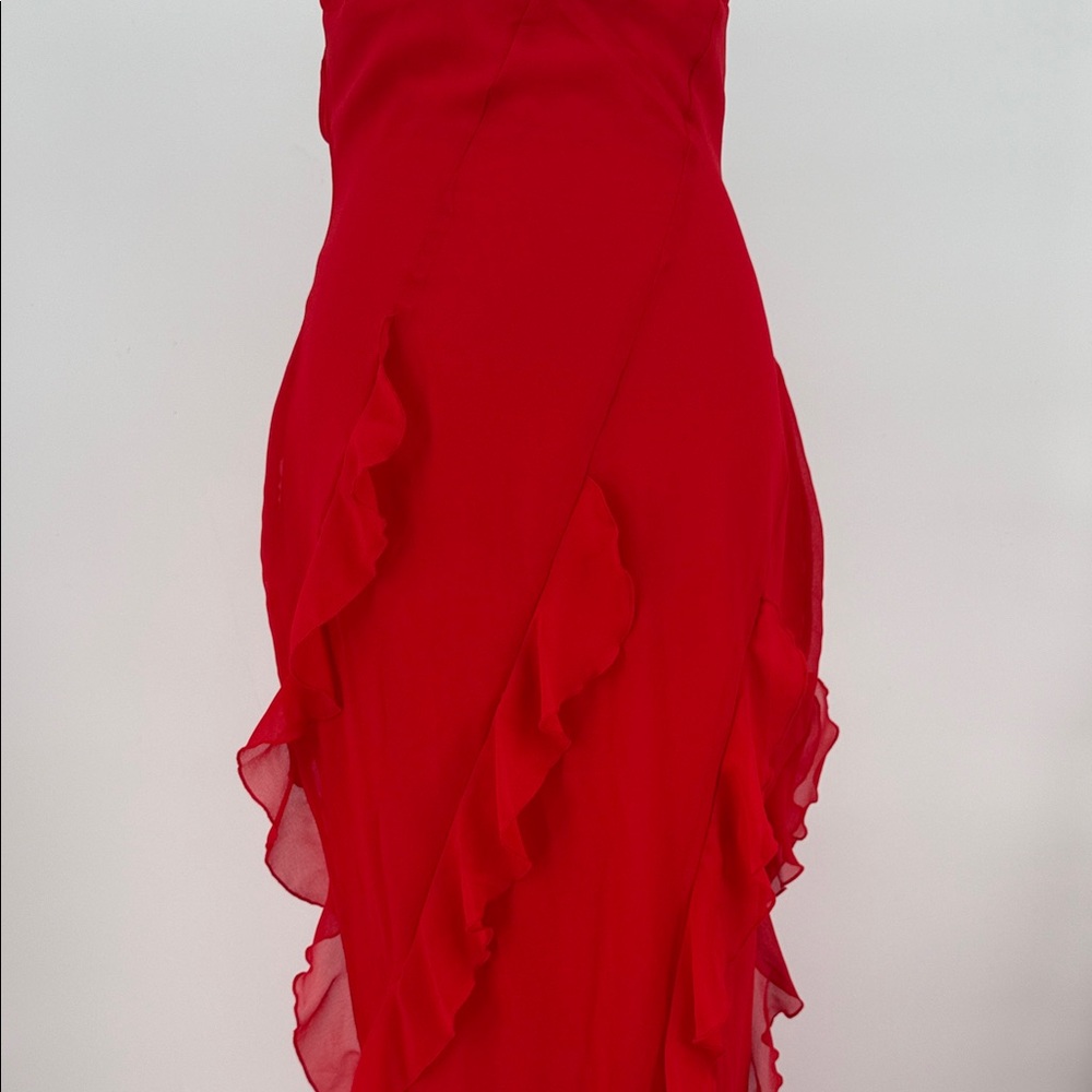 Nwt WHITE FOX BOUTIQUE Effortless Love Maxi Dress Red size M - Picture 4 of 11